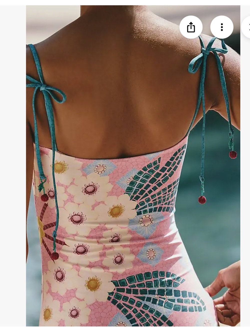 NWT Agua Bendita Kaylan Reversible One-Piece Swimsuit - Picture 3 of 5